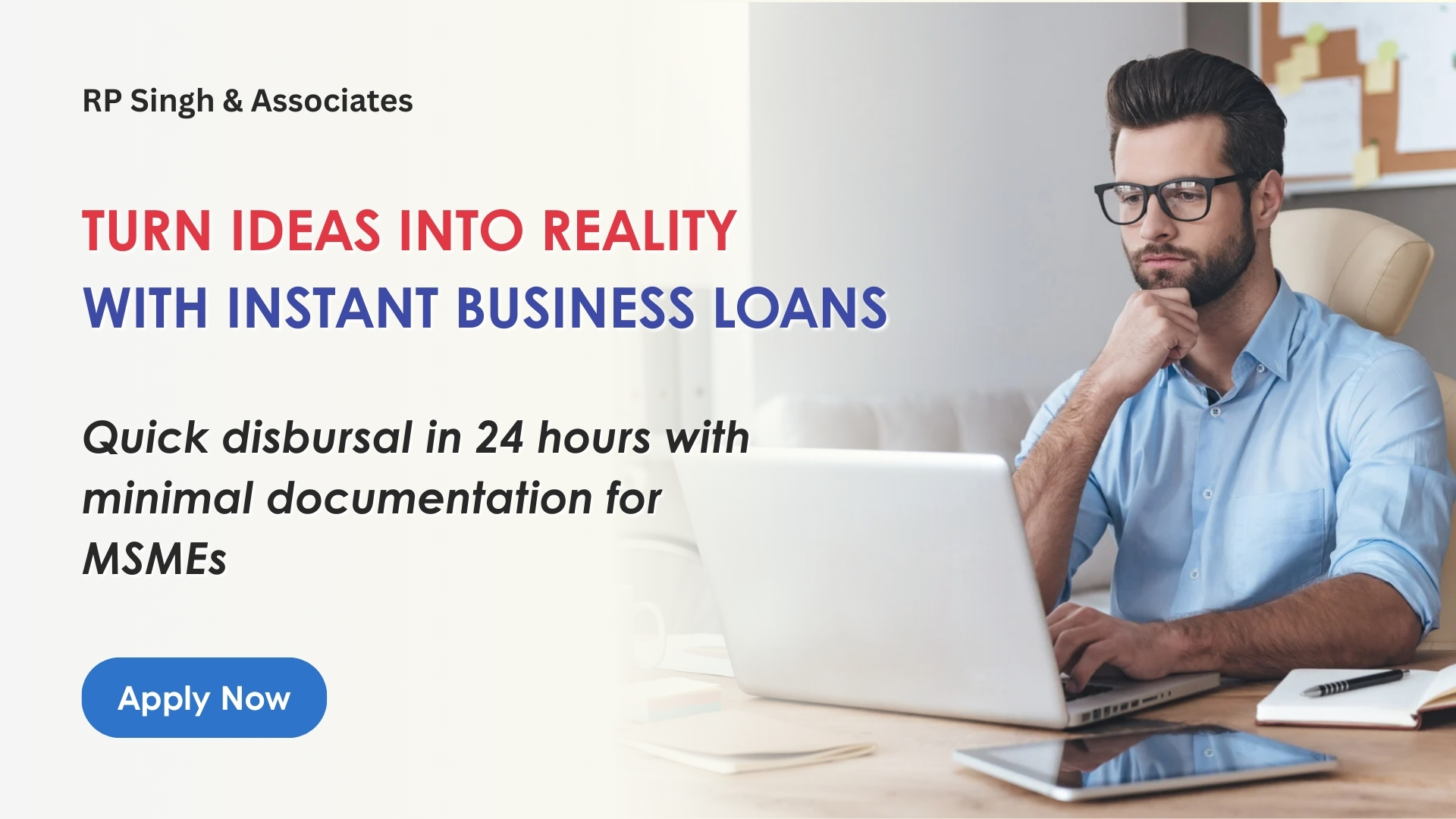 Confident small business owner reviewing finances